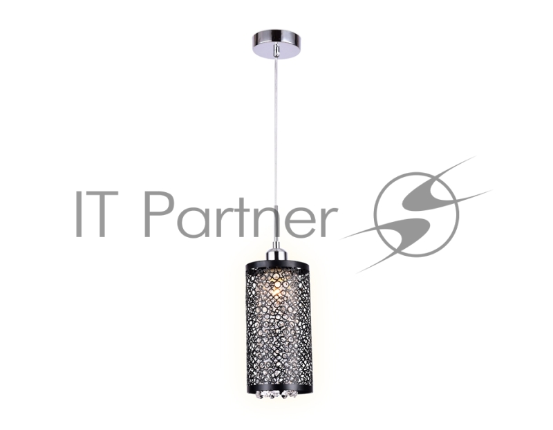 Светильник Ambrella light TR3637 CH/BK хром/черный E14 max 40W D130*1100