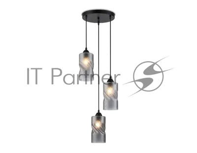 Светильник Ambrella light TR3414/3 BK черный E27/3 max 60W D320*1000