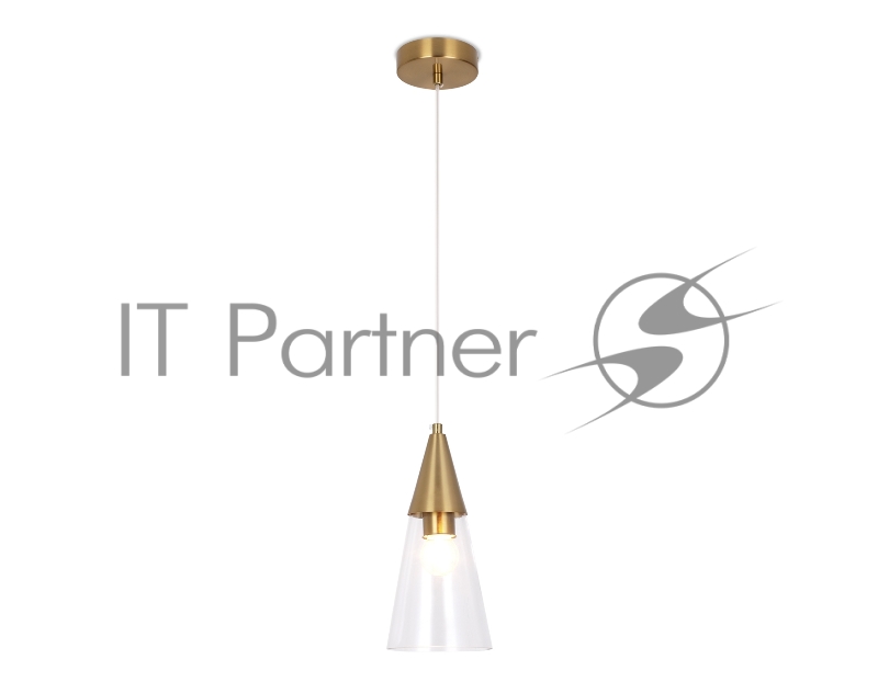 Светильник Ambrella light TR3666 BS/CL латунь/прозрачный E14 max 40W D120*1000