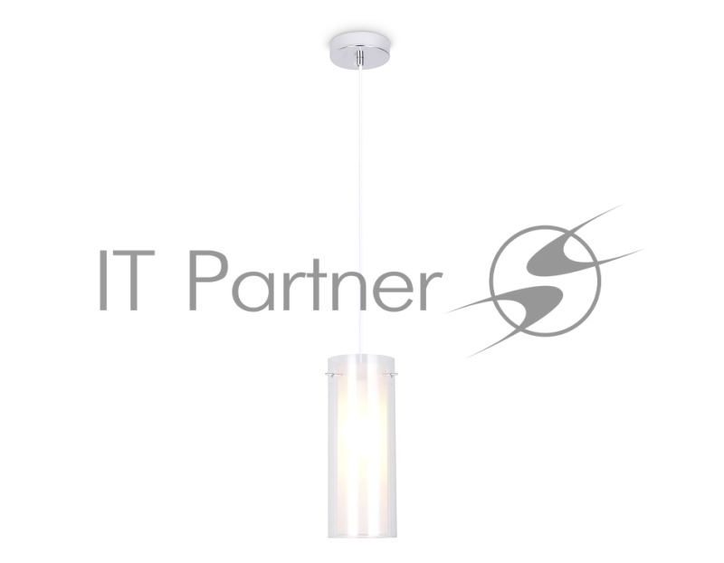 Светильник Ambrella light TR3672 CH/CL/FR хром/прозрачный/белый матовый E14 max 40W D110*1000