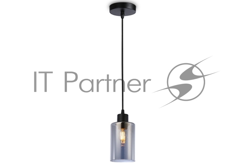 Светильник Ambrella light TR3695 BK/SM черный/дымчатый E27 max 40W D100*1000
