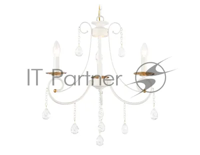 Светильник Ambrella light TR4915/3 WH/GD белый/золото E14/3 max 40W D550*860