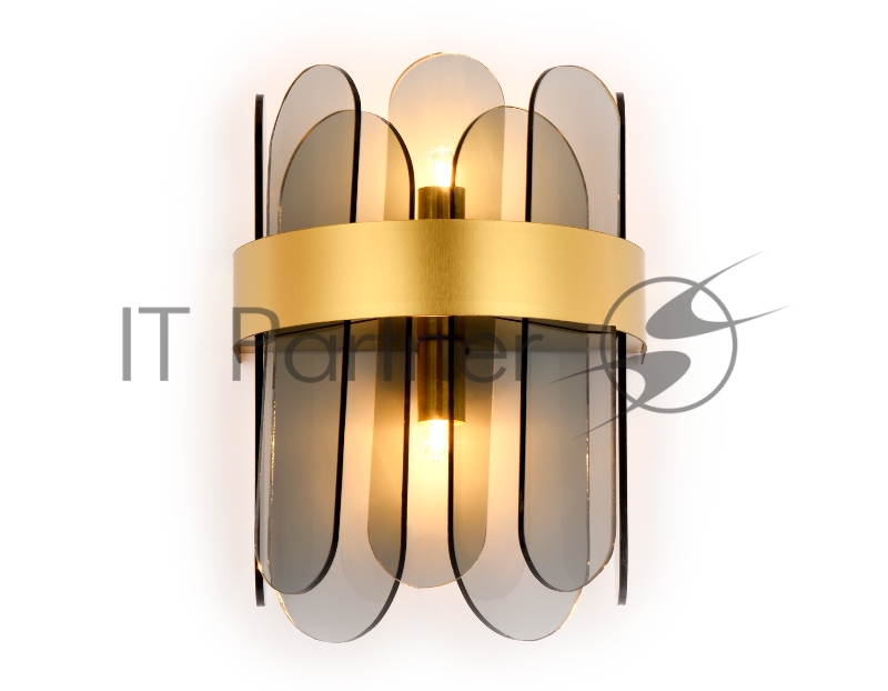 Светильник Ambrella light TR5348/2 GD/SM золото/дымчатый G9/2 max 40W 270*200*140