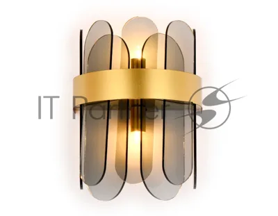 Светильник Ambrella light TR5348/2 GD/SM золото/дымчатый G9/2 max 40W 270*200*140