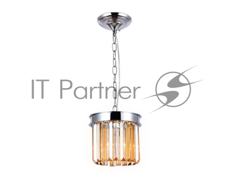 Светильник Ambrella light TR5102 CH/TI хром/янтарь E14 max 40W D200*575