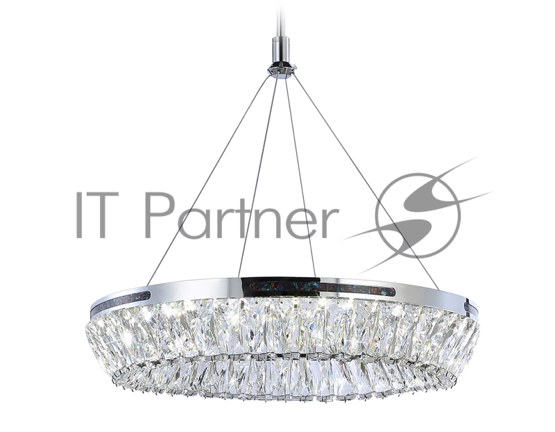 Светильник Ambrella light TR5022 CH/CL хром/прозрачный 3000K/4200K/6400K 47W D500*540 (Без ПДУ)