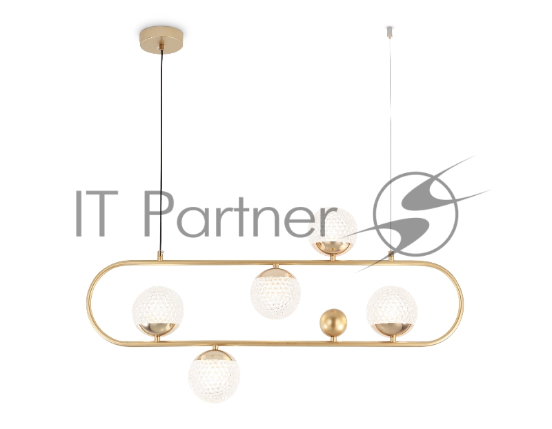 Светильник Ambrella light TR5433/5 GD золото G9/5 max 40W 780*110*1000