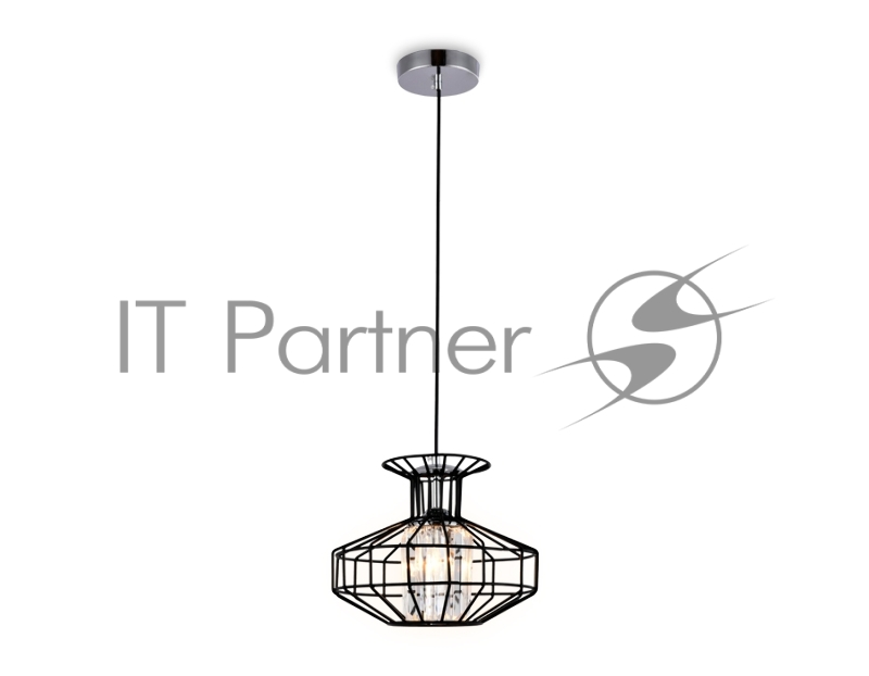 Светильник Ambrella light TR5850 BK/CL черный/прозрачный E27 max 40W D240*1200