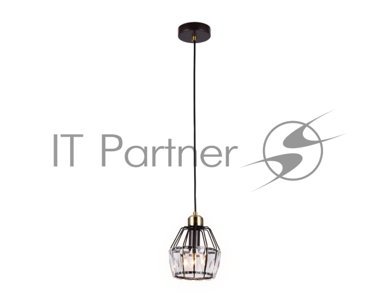 Светильник Ambrella light TR5875 DCF/SB темный кофе/бронза E14 max 40W D150*650