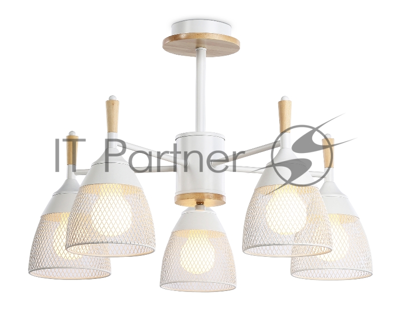 Светильник Ambrella light TR8012/5 WH белый E27*5 max 40W D600*385