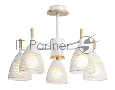 Светильник Ambrella light TR8012/5 WH белый E27*5 max 40W D600*385