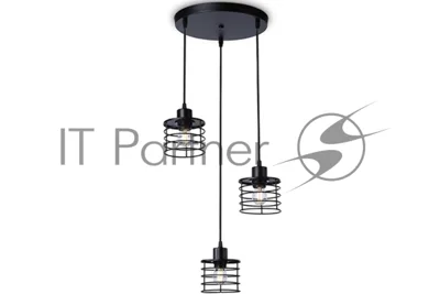 Светильник Ambrella light TR8081/3 BK черный E27*3 max 40W D372*1170
