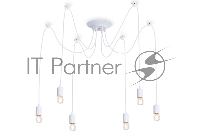 Светильник Ambrella light TR8177/6 WH белый E27*6 max 40W D630*910