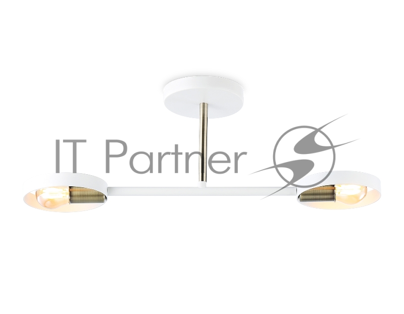 Светильник Ambrella light TR8222/2 WH/SB белый/бронза E27/2 max 40W 510*165*190