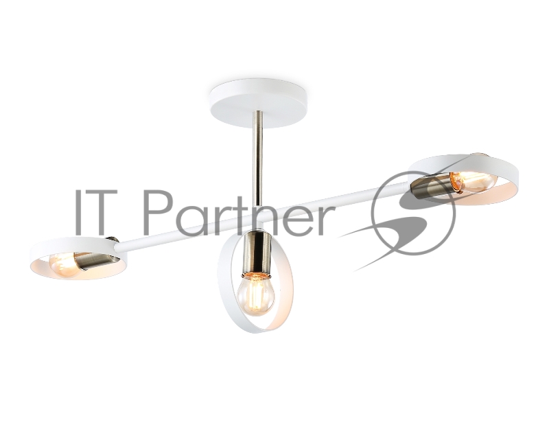 Светильник Ambrella light TR8228/3 WH/SB белый/бронза E27/3 max 40W 660*165*300