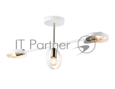 Светильник Ambrella light TR8228/3 WH/SB белый/бронза E27/3 max 40W 660*165*300
