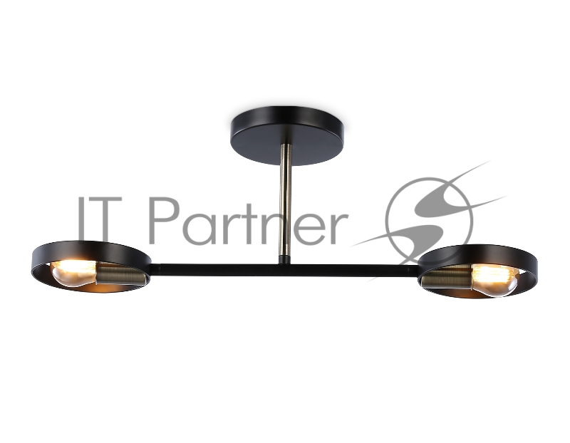 Светильник Ambrella light TR8225/2 BK/SB черный/бронза E27/2 max 40W 510*165*190