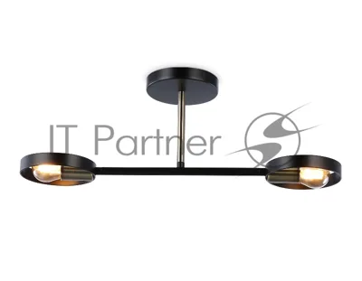 Светильник Ambrella light TR8225/2 BK/SB черный/бронза E27/2 max 40W 510*165*190