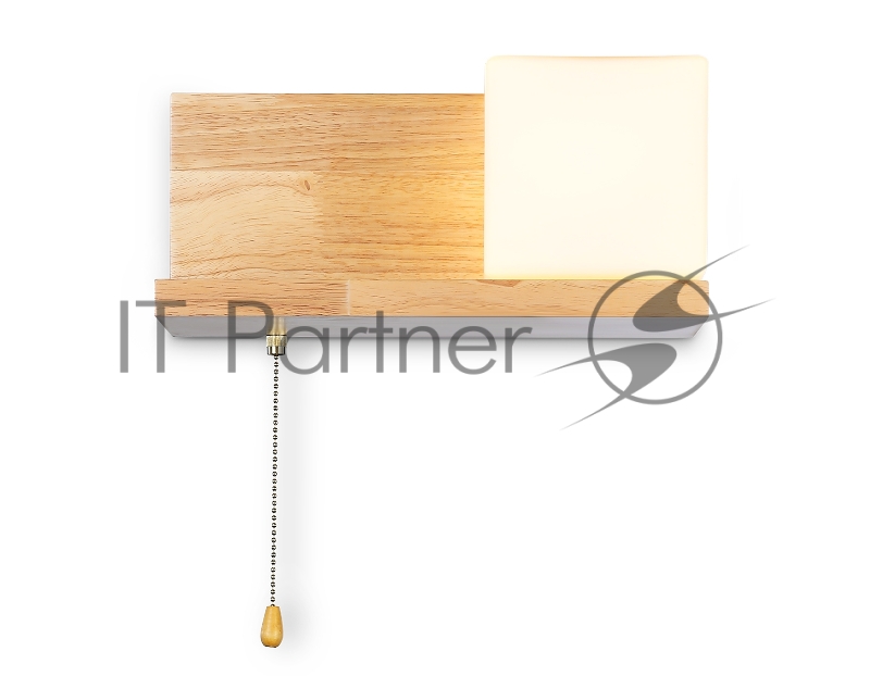 Светильник Ambrella light TR83123 LW/FR светлое дерево/белый матовый E27 max 40W 300*140*140