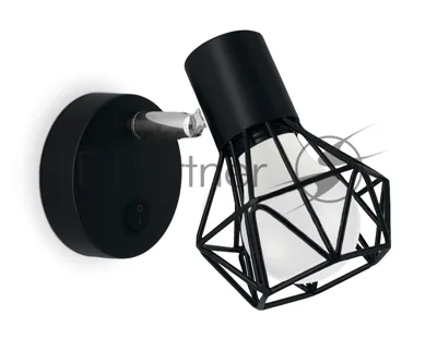 Светильник Ambrella light TR8620 BK/CH черный/хром E27 max 40W 115*91*150