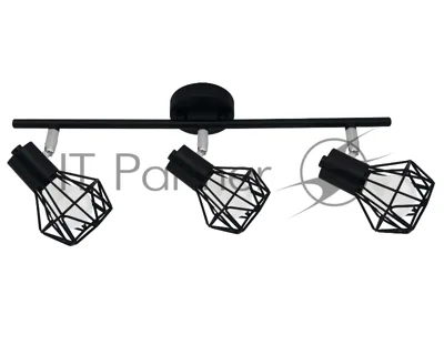 Светильник Ambrella light TR8622/3 BK/CH черный/хром E27*3 max 40W 460*91*175
