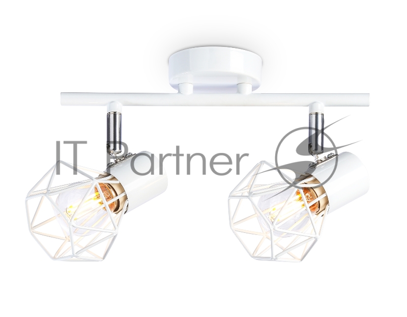 Светильник Ambrella light TR8628/2 WH/CH белый/хром E27*2 max 40W 260*91*175