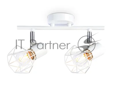 Светильник Ambrella light TR8628/2 WH/CH белый/хром E27*2 max 40W 260*91*175