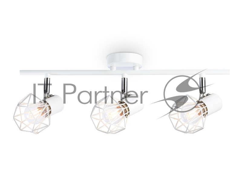 Светильник Ambrella light TR8631/3 WH/CH белый/хром E27*3 max 40W 460*91*175