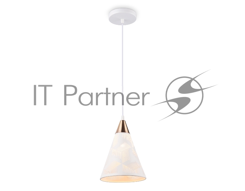 Светильник Ambrella light TR8429 WH/FGD белый/золото E27 max 40W D180*800