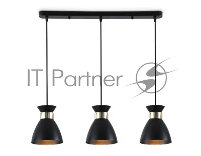 Светильник Ambrella light TR8469/3 BK/FGD черный/золото E27/3 max 60W 550*135*1000
