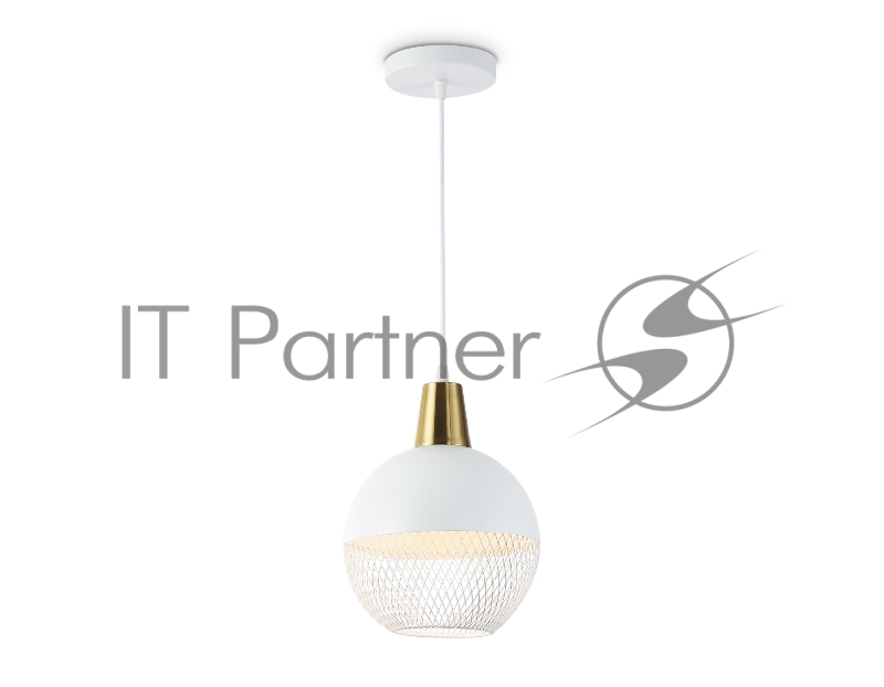 Светильник Ambrella light TR8502 WH/CP белый/медь E27 max 60W D200*1000