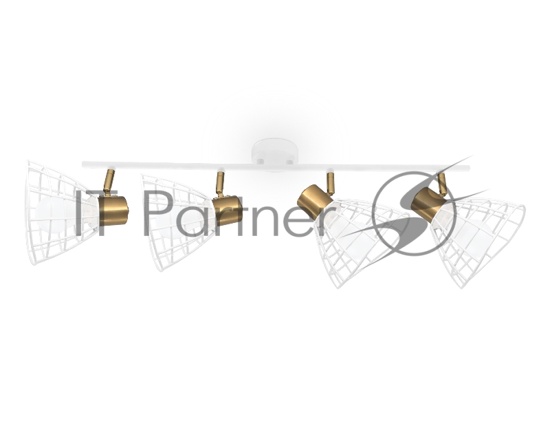 Светильник Ambrella light TR8603/4 WH/GD белый/золото E27*4 max 40W 465*154*230