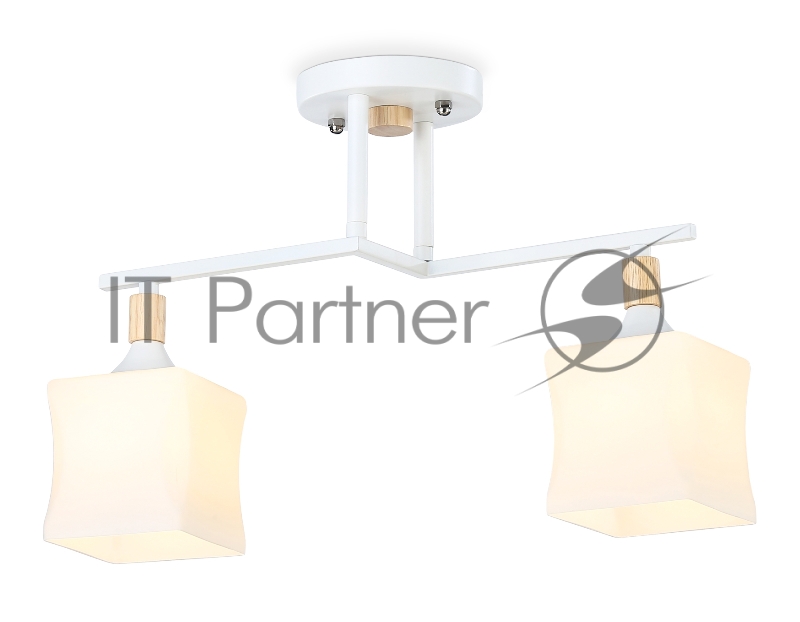 Светильник Ambrella light TR9484/2 WH/FR белый/белый матовый E27/2 max 40W 405*175*280