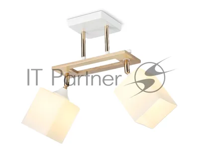 Светильник Ambrella light TR9501/2 WH/FGD/FR белый/золото/белый матовый E27/2 max 40W 510*100*270