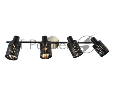 Светильник Ambrella light TR8670/4 BK/SB чёрный/бронза E14/4 max 60W 760*100*190