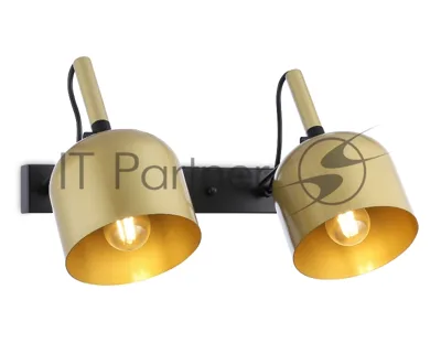 Светильник Ambrella light TR97106/2 GD/BK золото/черный E27*2 max 40W D130*223*273