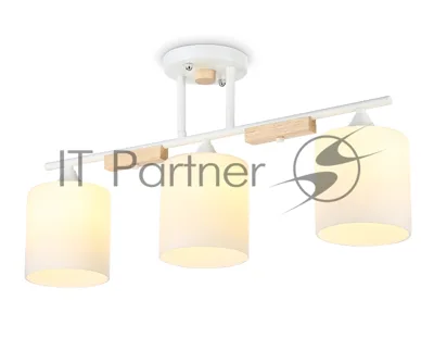 Светильник Ambrella light TR9546/3 WH/FR белый/белый матовый E27/3 max 40W 595*115*280