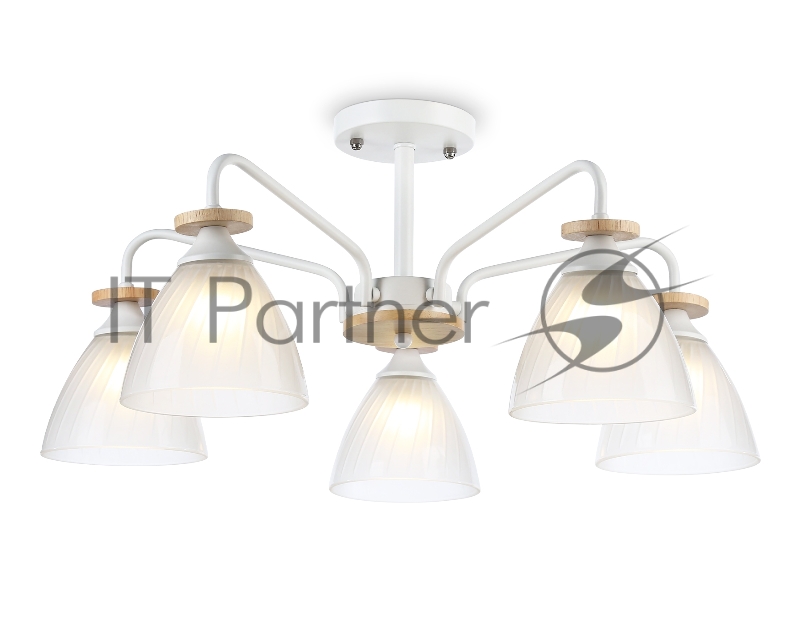 Светильник Ambrella light TR9567/5 WH/FR белый/белый матовый E27/5 max 40W D620*250