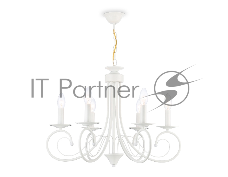 Светильник Ambrella light TR9611/6 WH белый E14/6 max 40W D560*650