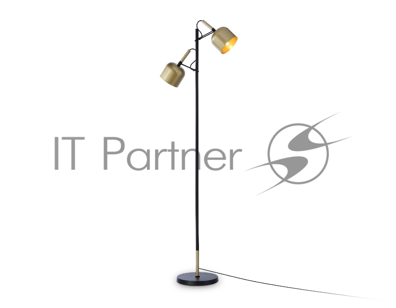 Светильник Ambrella light TR97125/2 GD/BK золото/черный E27*2 max 40W D130*223*1460