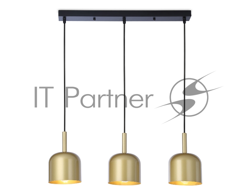 Светильник Ambrella light TR97118/3 GD/BK золото/черный E27*3 max 40W D130*113*1200