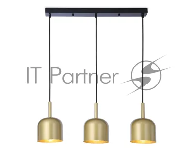 Светильник Ambrella light TR97118/3 GD/BK золото/черный E27*3 max 40W D130*113*1200