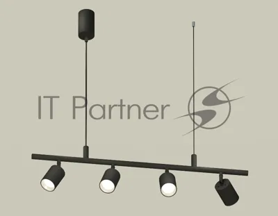 Светильник Ambrella light XB9002130/4 SBK/PSL черный песок/серебро полированное MR16 GU5.3 (С9002, С6313, N6112)