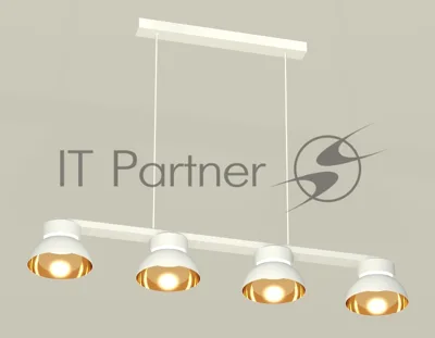 Светильник Ambrella light XB9151101/4 SWH/PYG/CL белый песок/золото желтое полированное/прозрачный GX53 (C9151, N8144)