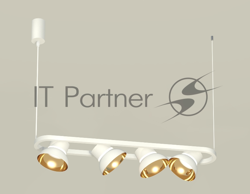 Светильник Ambrella light XB9163081/4 SWH/PYG/CL белый песок/золото желтое полированное/прозрачный GX53 (С9163, N8144)
