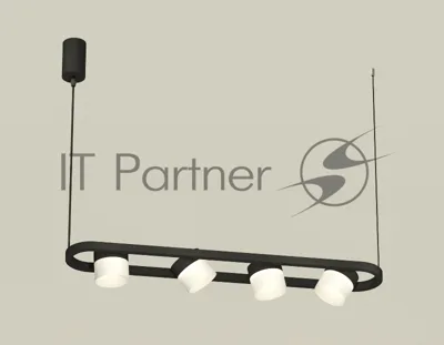 Светильник Ambrella light XB9164154/4 SBK/FR черный песок/белый матовый GX53 (C9164, N8402)