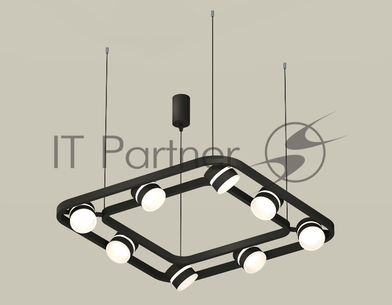 Светильник Ambrella light XB9182152/8 SBK/FR черный песок/белый матовый GX53 (C9182, N8445)