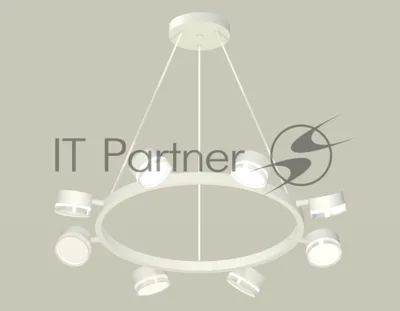 Светильник Ambrella light XB9195203/8 SWH/FR/CL белый песок/белый матовый/прозрачный GX53 (C9195, N8399)
