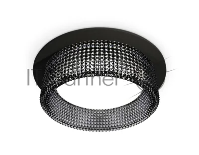 Комплект встраиваемого светильника Ambrella light XC8051031 SBK/BK черный песок/тонированный GX53 (C8051, N8484)
