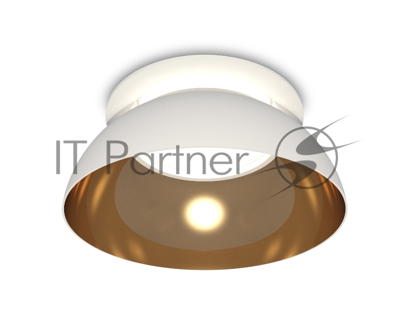 Комплект встраиваемого светильника Ambrella light XC8050101 SWH/PYG/CL белый песок/золото желтое полированное/прозрачный GX53 (C8050, N8144)
